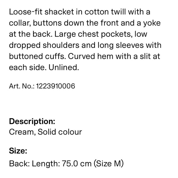 H&M Shacket Overshirt - Picture 10 of 11